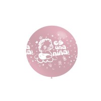 $ GLOBO JUMBO 3FT2819 ES UNA NIÑA ROSA
