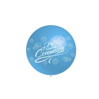 $ GLOBO JUMBO 2FT COMUNION CELEST P3330
