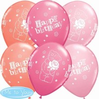 $D 25 GLOBOS 11" LATEX TEDDY COL.SUR