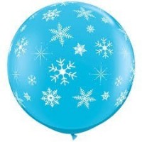 $D 2 GLOBOS JUMBO 3FT SIMBOLO FRIO