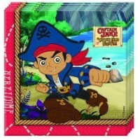 20 SERVILLETAS CAPITAN JAKE 33X33CM