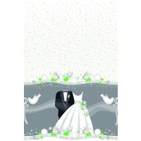  MANTEL PL BODA PLATA 137X213CM