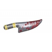 CUCHILLO HINCHABLE ENSANGRENTADO