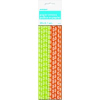 PAQ.10/U PAJITAS NARANJA/VERDE FRUTA