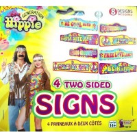 DECORACION SEÑAL DE TRAFICO HIPPIE