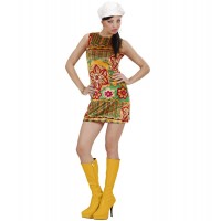$D DISFRAZ T-S CHICA MODERNA AÑOS 60 ´S