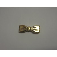 PAQ.20/U APLIQUE LAZO COLOR ORO PLASTICO