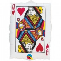 GLOBO 30" FOIL CARTA DE POKER