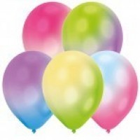  5 GLOBOS 11"  LATEX  LED MULTICOLOR