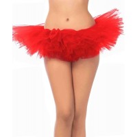    TUTU T-UNICA ADULTO CORTO ROJO