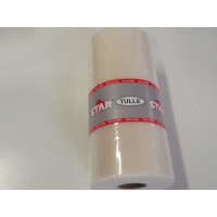ROLLO TUL CREMA 25CMX100MT