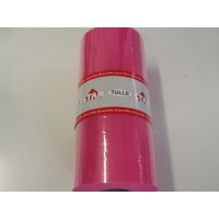 ROLLO TUL FUCSIA 25CMX100MT