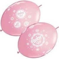 $D 50 GLOBOS 12" QUICKLINK BABY GIRL