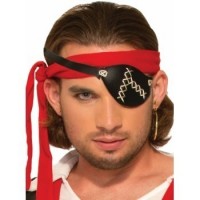 PARCHE PIRATA C/ COSTURA BLANCA