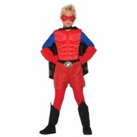   PECHO MUSCULO INFANTIL ROJO