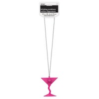 COLLAR VASO MARTINI LED ROSA