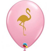   25 GLOBOS 11" LATEX ROSA FLAMENCO