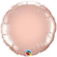   GLOBO 20" FOIL REDONDO ROSA ORO