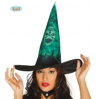$D SOMBRERO BRUJA C/FANTASMA