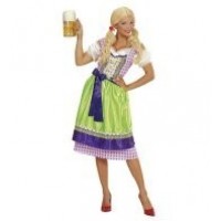 $D DISFRAZ T-L CHICA OKTOBERFEST VERDE