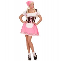  DISFRAZ T-S CHICA BAVARA ROSA