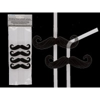 PAQ.4/U PAJITA TRANSP.21,5CMS C/BIGOTE
