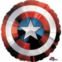 GLOBO 28" FOIL ESCUDO CAPITAN AMER