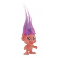 FIGURA TARTA TROLLS  ROSA 5CM