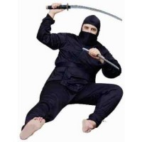 DISFRAZ T-XL NINJA NEGRO