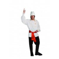 DISFRAZ T-XL CHICO TIPICO RUSO BLANCO
