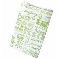 500 BOLSAS BURGUER PAROLE VERDE 14X22CM