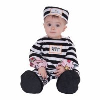 ! DISFRAZ 0A6 MESES PRESO RAYAS BNC/N