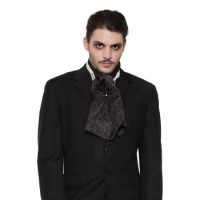   PAÑUELO CUELLO SATINADO NEGRO