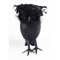   BUHO NEGRO GLITTER