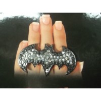 ANILLO AJUSTABLE SIMBOLO BATGIRL