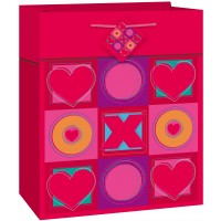 BOLSA REGALO OXO CORAZONES 18X22,5CM