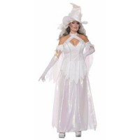  DISFRAZ T-M/L BRUJA BLACO AJUSTADO