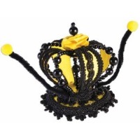 CORONA ABEJA NEGRA/AMARILLA C/ANTENAS