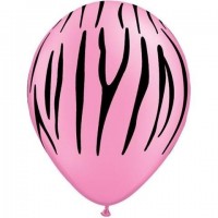 $D 50 GLOBOS 11" LATEX CEBRA ROSA