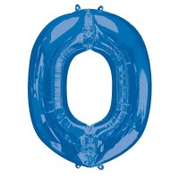   GLOBO 34" FOIL LETRA O AZUL