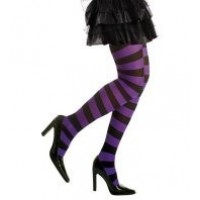 MEDIAS T-UNICA PANTYS VIOLETA/NEGRO