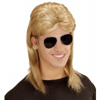 PELUCA RUBIA C/GAFAS CHICO AÑOS 80