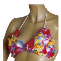 SUJETADOR HAWAIANO FLORES