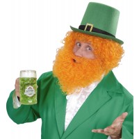    PELUCA BARBA RIZADA NARANJA