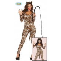  DISFRAZ T-S/M MONO ENTERIZO LEOPARDA