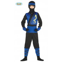 DISFRAZ 7A9AÑOS NINJA AZUL