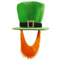 SOMBRERO VERDE BARBA SAN PATRICK