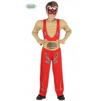 $DDISFRAZ 10A12AÑOS LUCHADOR MUSCULO
