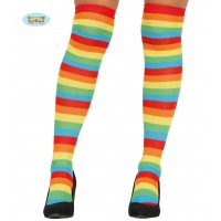  MEDIAS T-UNICA MUSLO RAYAS MCOLOR