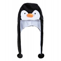 SOMBRERO PELUCHE PINGUINO